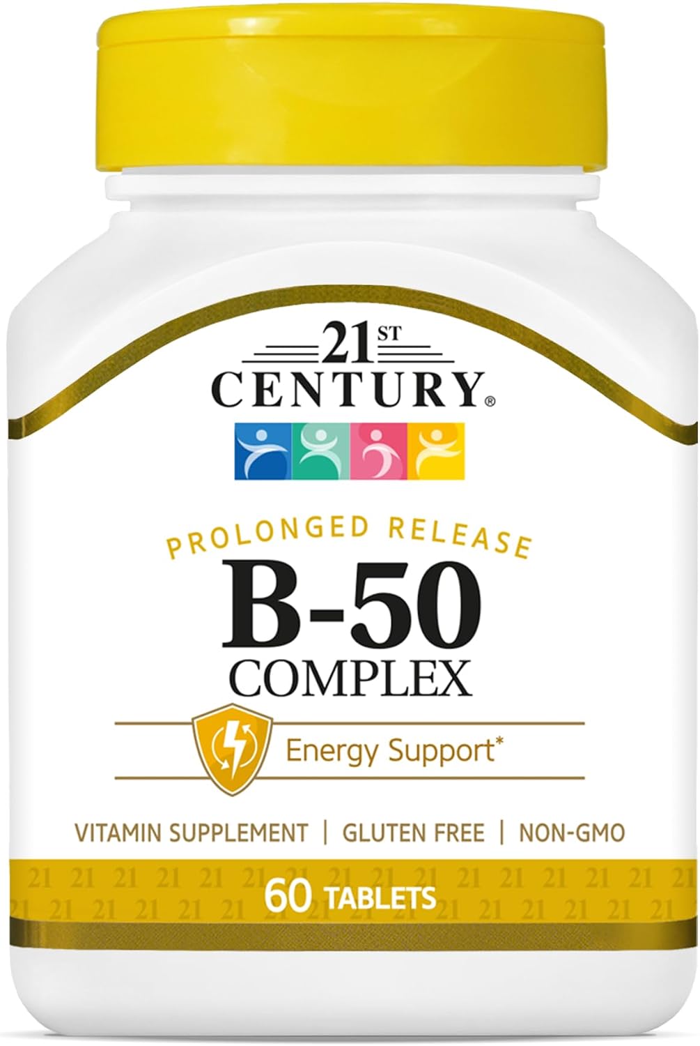 21st Century B-50 Complex Prolonged Release Tablets, 60 Count (2-Pack)