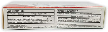 Ampitrexyl 500 mg Capsules (30 Count) - Immune Support Supplement