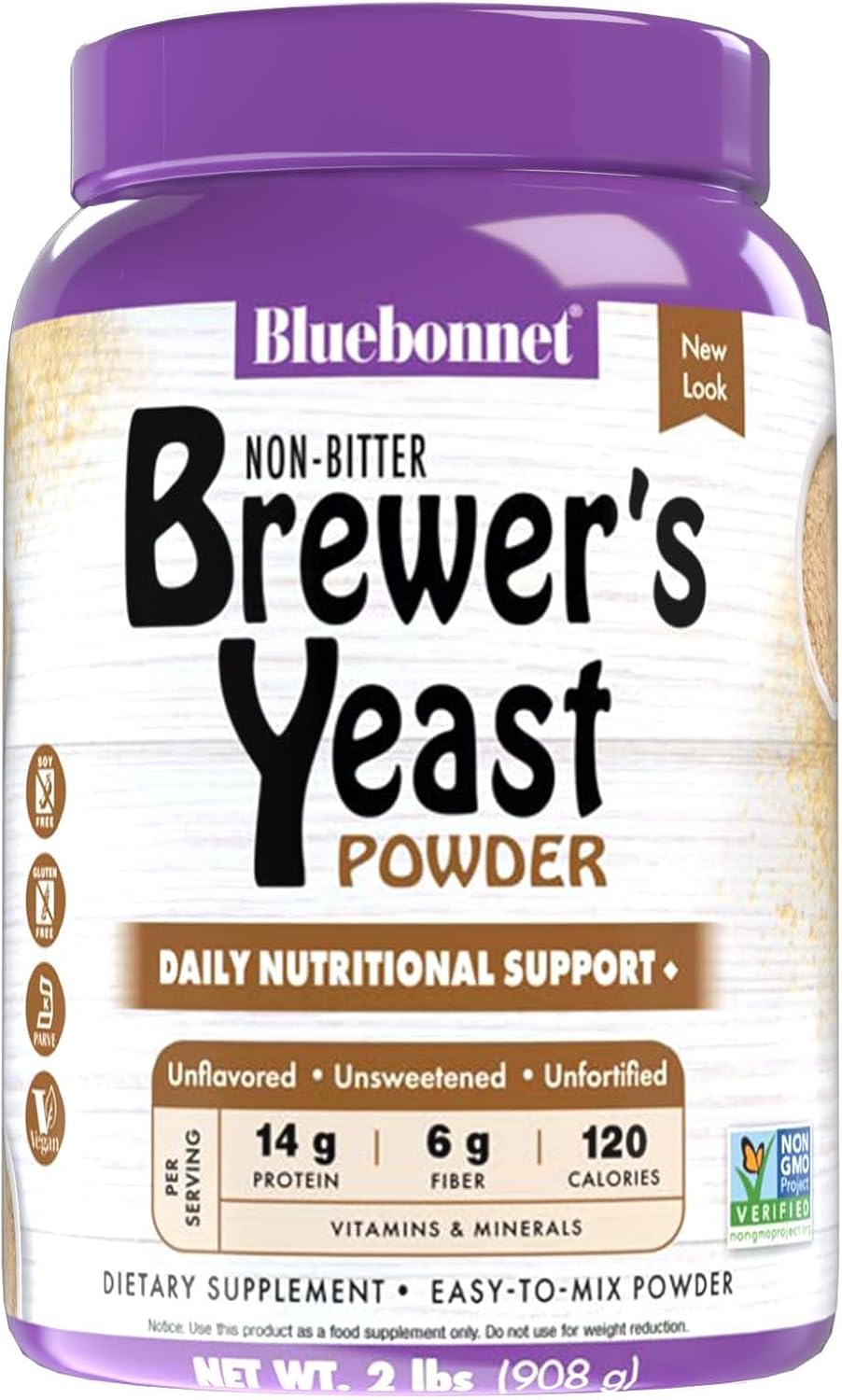 Bluebonnet Nutrition Super Earth Brewers Yeast Powder, 2 lb (907 g)