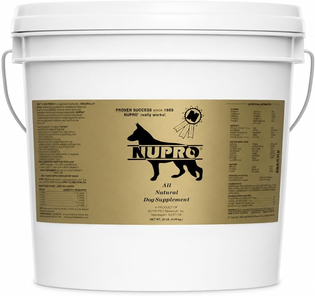 NUPRO Natural Dog Supplement, 20 lb (9.07 kg)