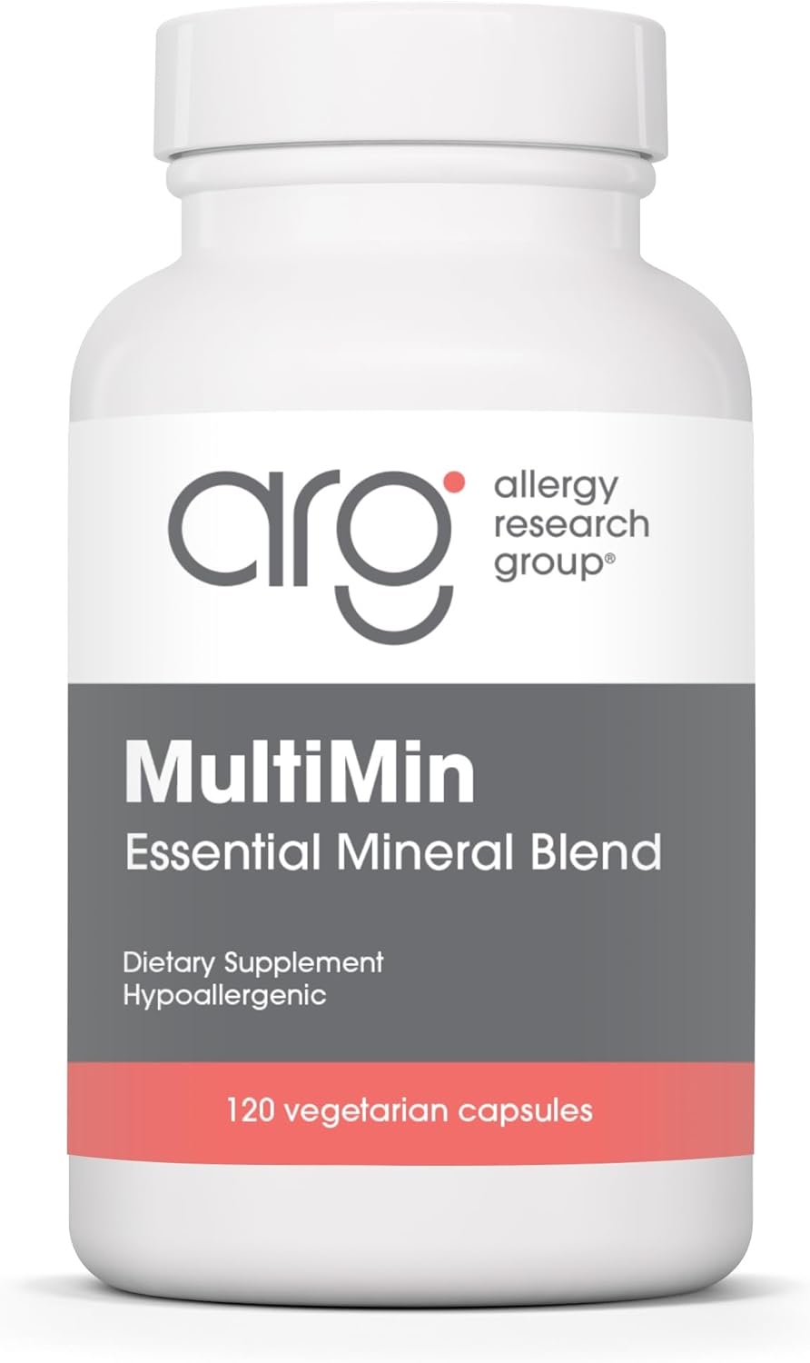ARG MultiMin - Multi Mineral Supplement - Comprehensive Nutrient Blend for Daily Support - Hypoallergenic & Vegetarian - 120 Capsules - görsel 1