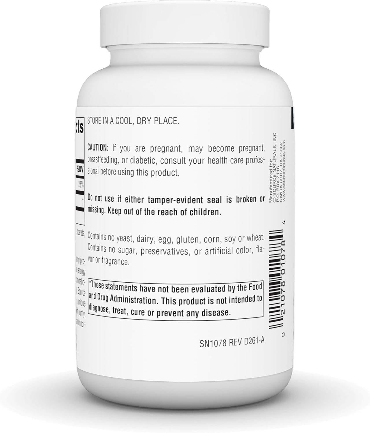 Source Naturals Pyruvate Power - 750 mg - 90 Capsules