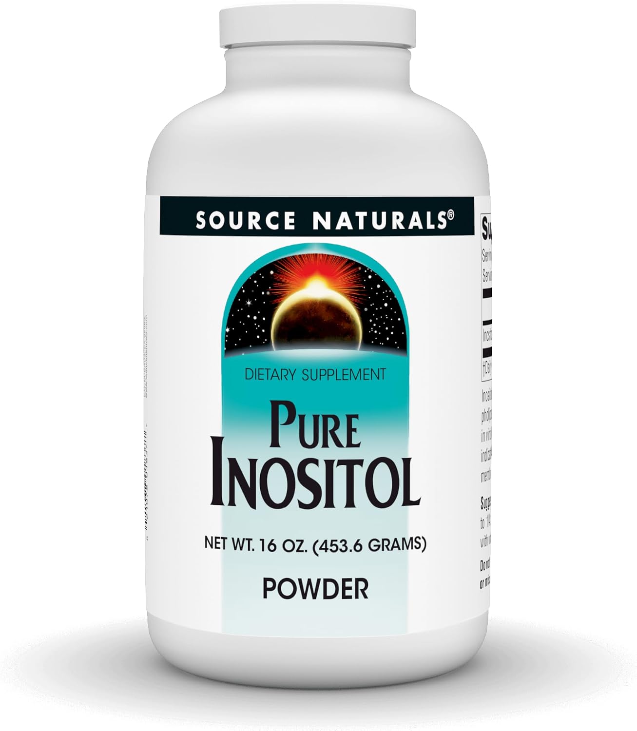 Source Naturals Pure Inositol, Dietary Supplement* - 113 g Powder