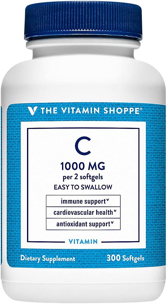 Vitamin C 1,000mg Softgels – Immune Support, Antioxidant & Collagen Formation