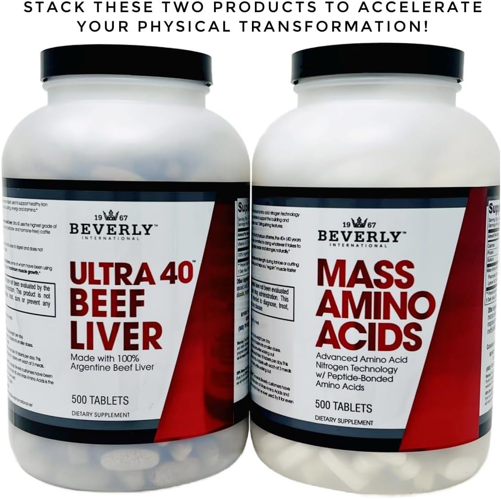 Beverly International Mass Amino Acids – 500 Tablets - görsel 5