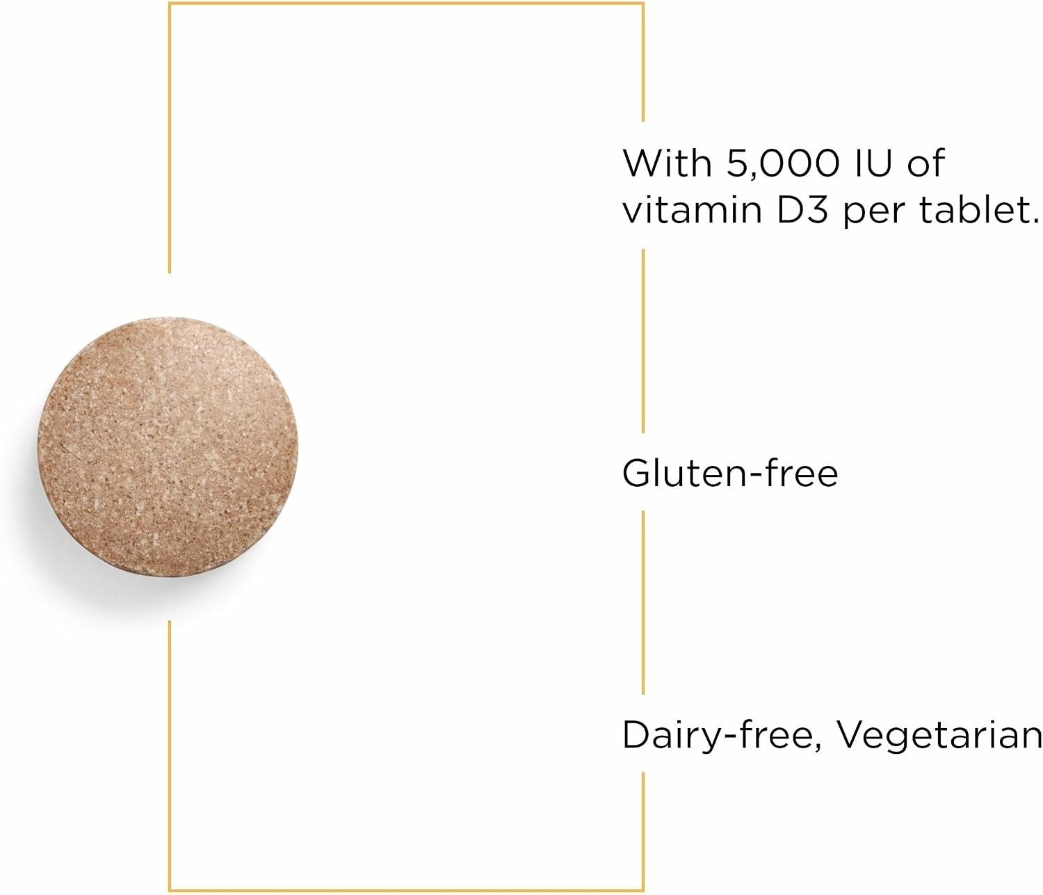 Integrative Therapeutics Vitamin D3 125 mcg – Chewable Tablets for Bone and Immune Support