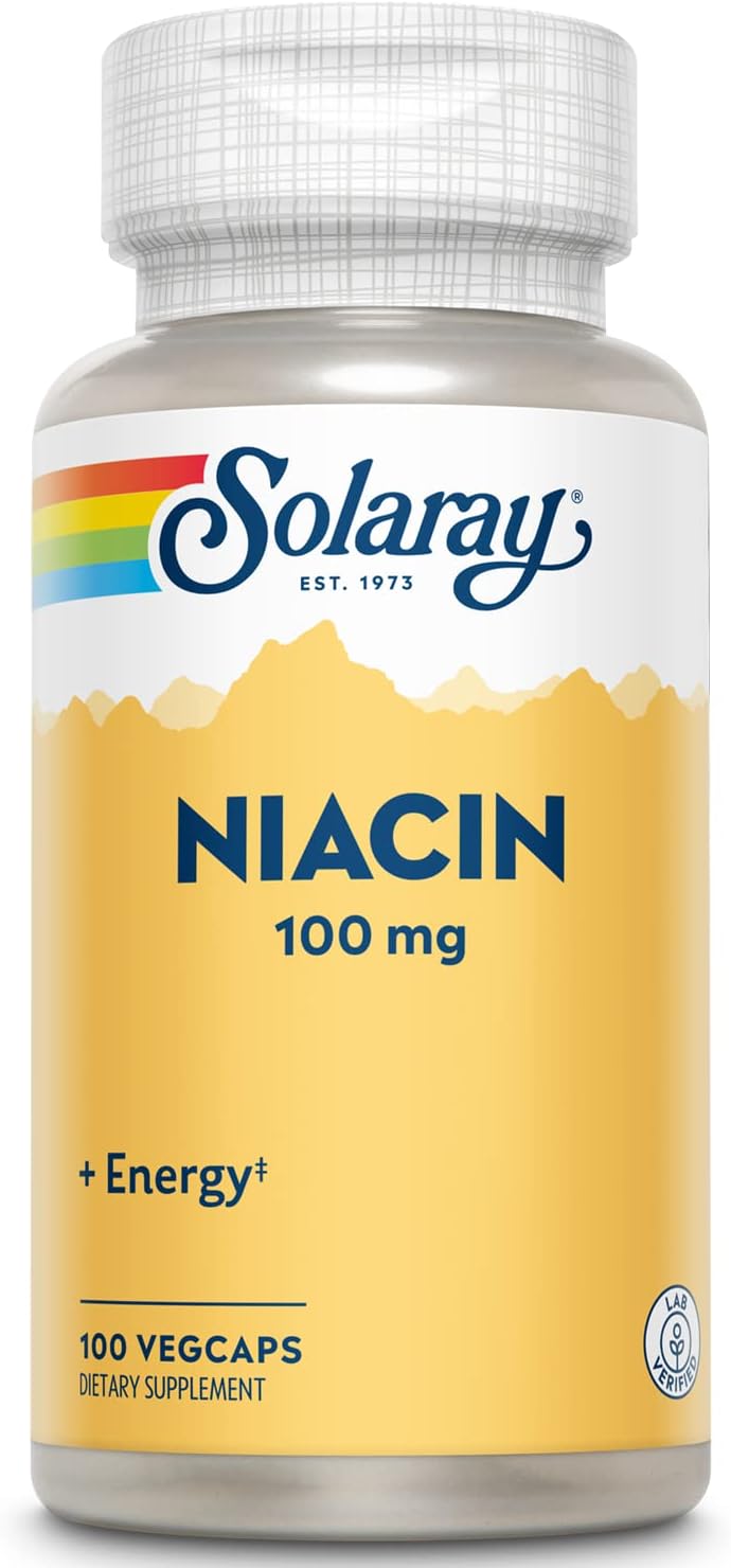 Solaray Niacin (Vitamin B3) Capsules