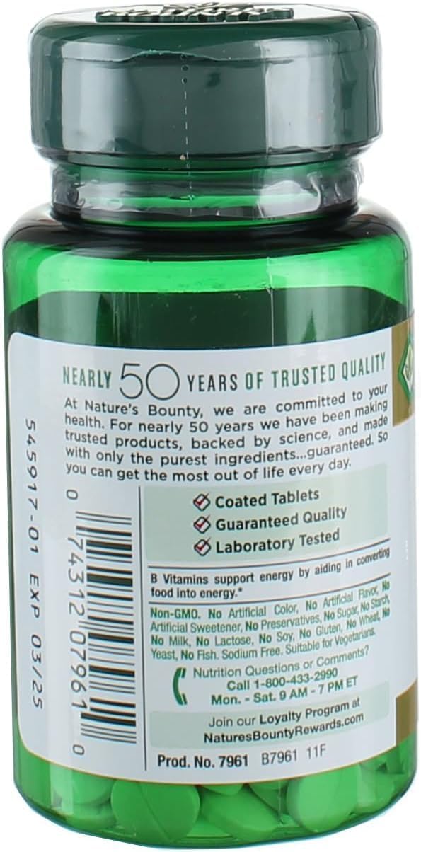 Nature's Bounty Biotin 1000 mcg Tablets, Strawberry Flavour - 300 Count (Pack of 3)
