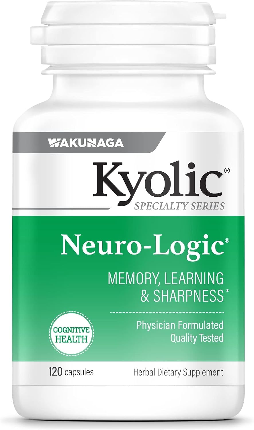 Kyolic Speciality Series Neuro-Logic, 120 Capsules (60 Servings)