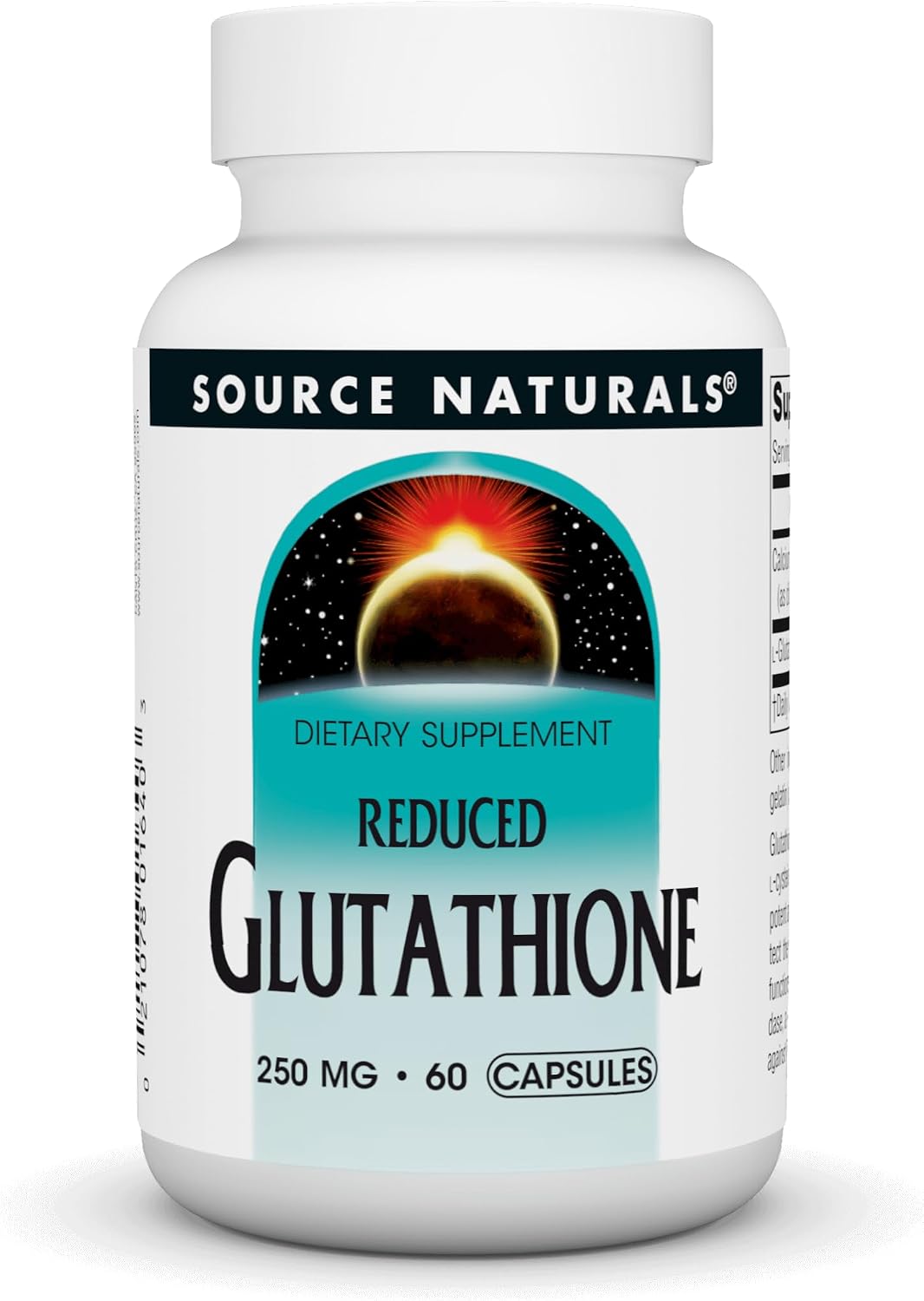 Source Naturals Glutathione, Liver Support Supplement, 250 mg - 60 Capsules
