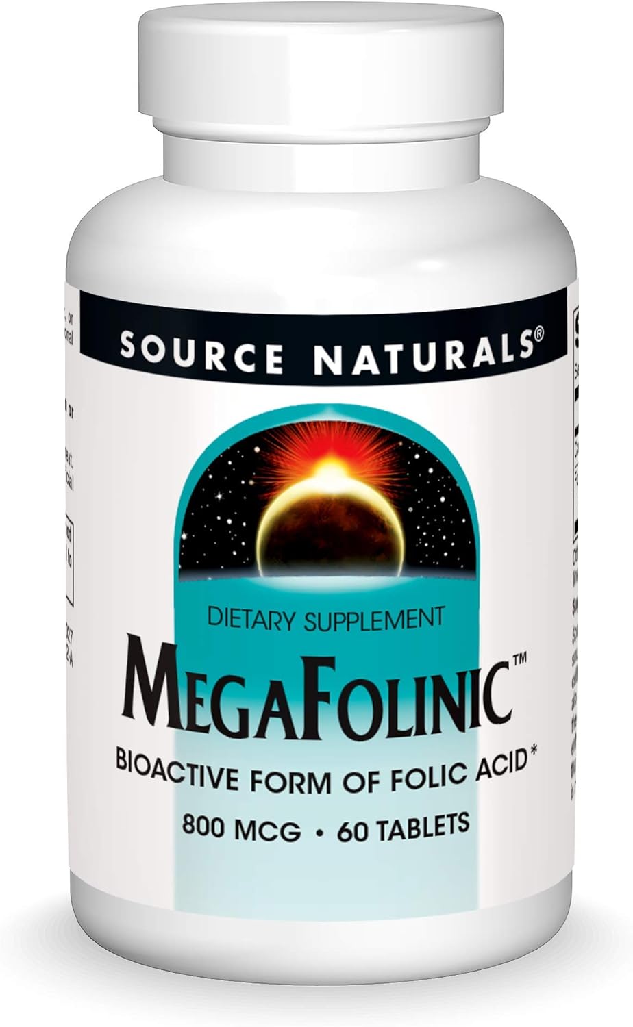 Source Naturals MegaFolinic - 60 Tablets (Pack of 2)
