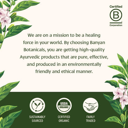 Banyan Botanicals Organic Mental Clarity – Herbal Support for Alertness & Focus – 90 Tablets