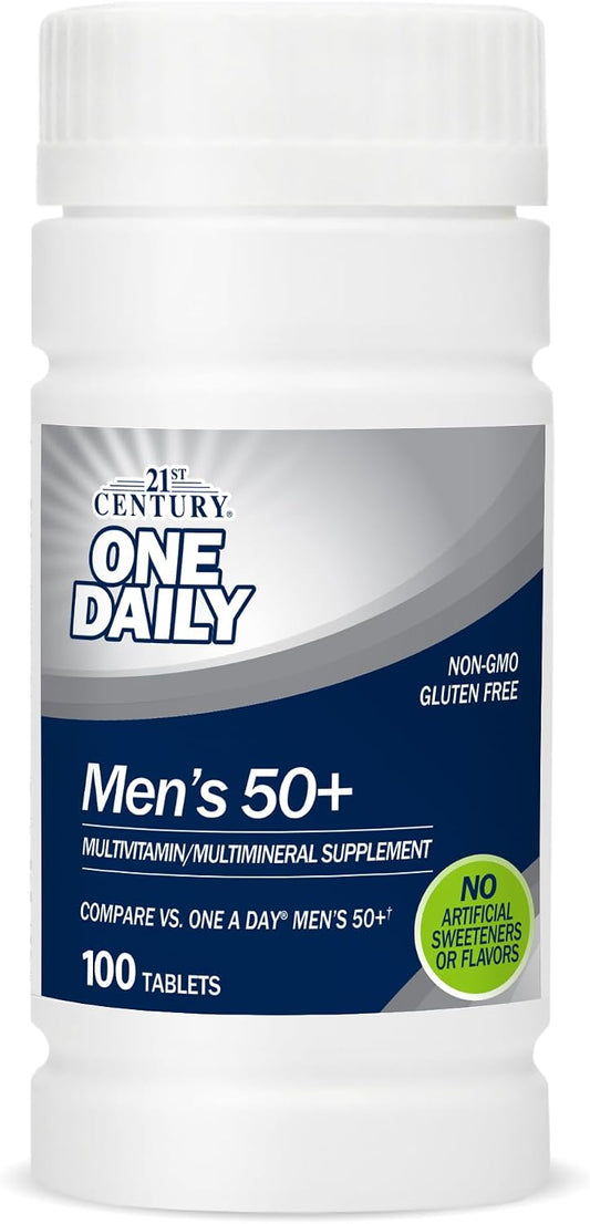 21st Century One Daily Men's 50+ Tablets, 100 Tablets