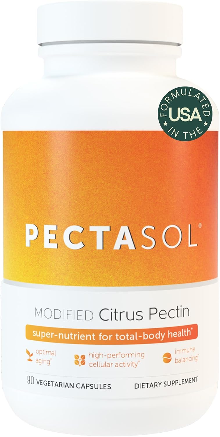 PectaSol Modified Citrus Pectin – 90 Capsules – Supports Immune, Heart and Cellular Health