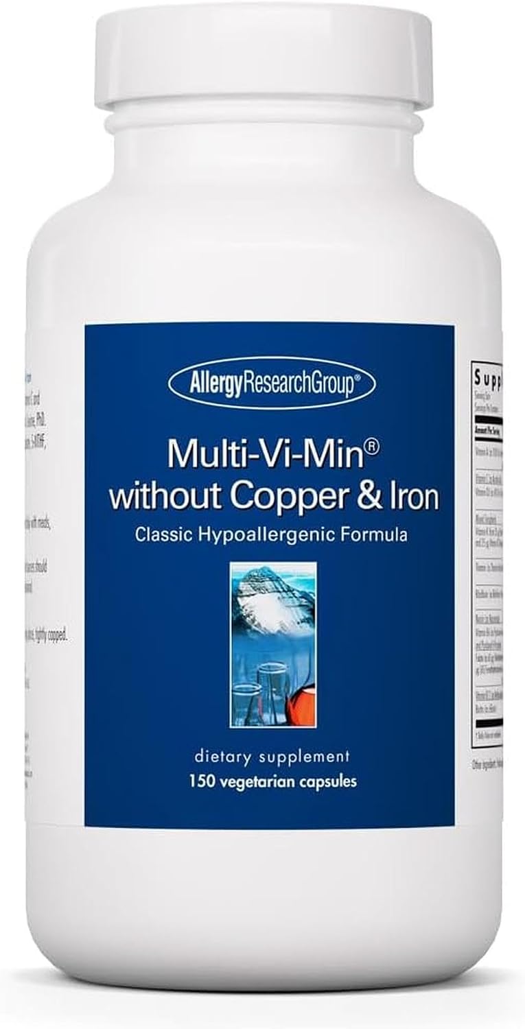 Allergy Research Group ARG Multi-Vi-Min Without Copper & Iron, 150 Capsules - görsel 1