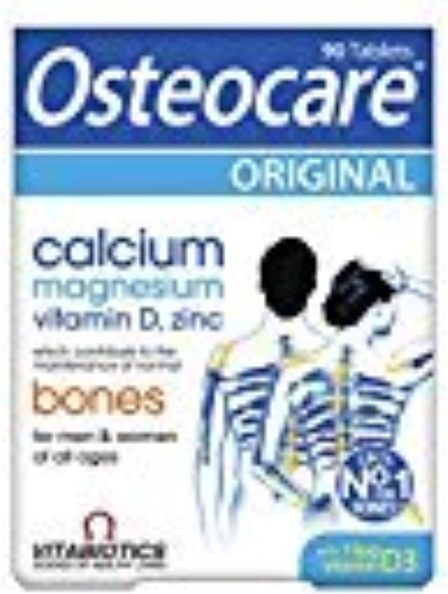 Osteocare Calcium 800 mg with Vitamin D3, Magnesium & Zinc – Bone Health & Immunity Supplement, 90 Tablets