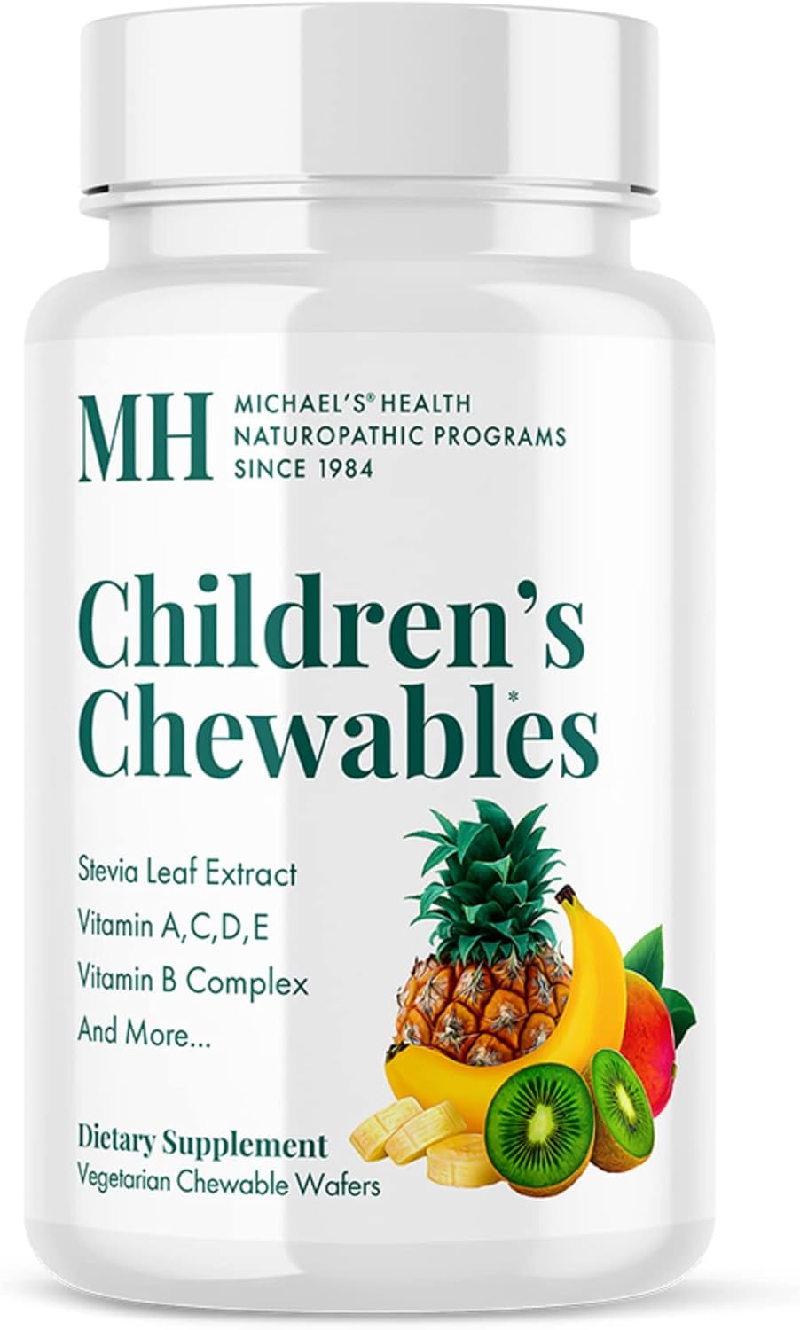 Michael's Health Children’s Chewables - 60 Vegetarian Wafers - Fruit Punch Flavour - Multivitamin & Mineral Supplement