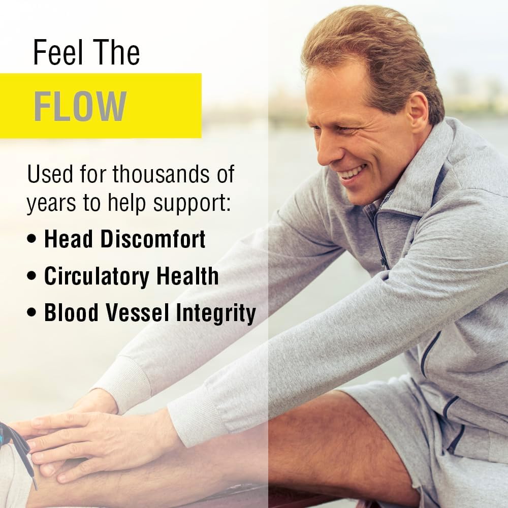 SOLARAY Feverfew Leaf 455mg | Headache Relief, Circulatory Health & Blood Vessel Support | Vegan & Non-GMO | 100 VegCaps