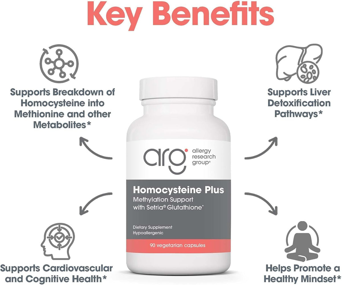 ARG Homocysteine Plus – Methylated B Vitamin Complex with Glutathione - görsel 4