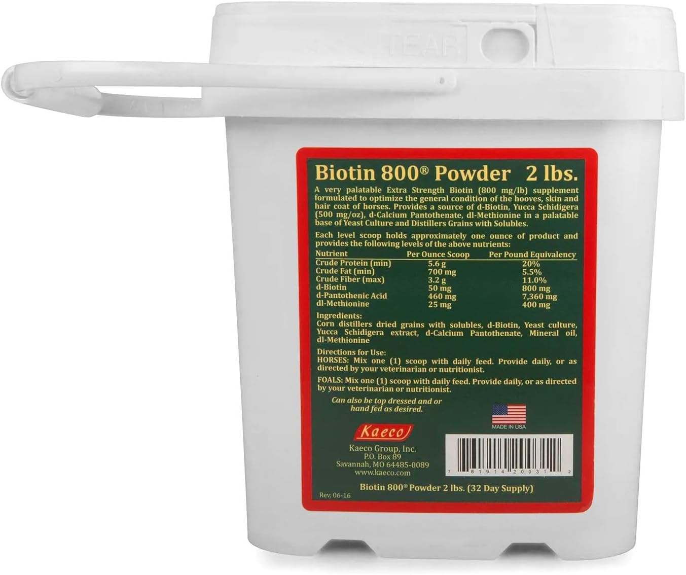 Biotin 800 Powder by Kaeco - görsel 5