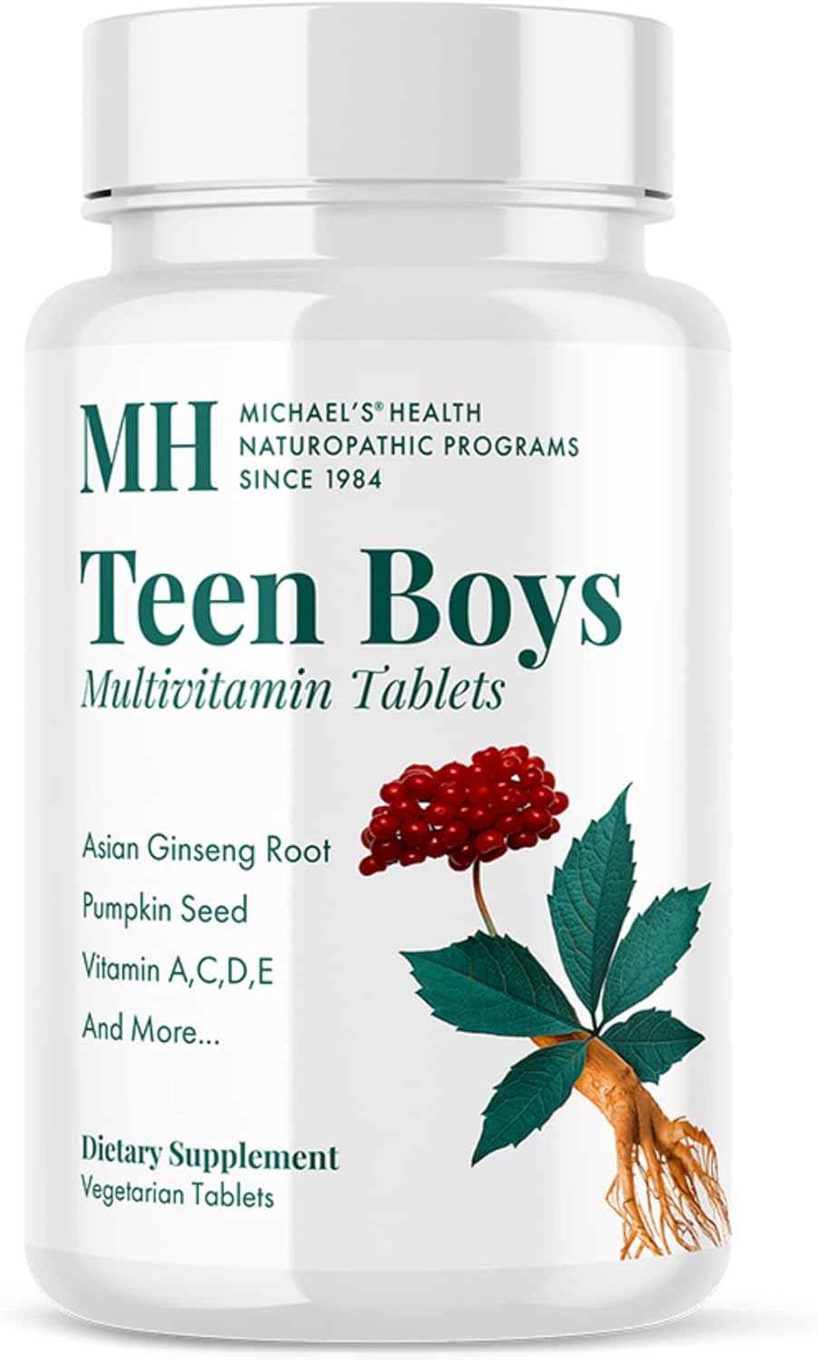 Michael's Health Naturopathic Programs Teen Boys Daily Multivitamin - 60 Vegetarian Tablets