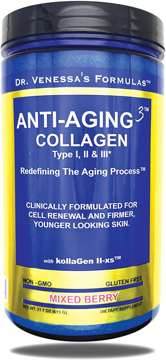 Dr. Venessa's Formulas™ Anti-ageing 3™ Collagen Type I, II & III