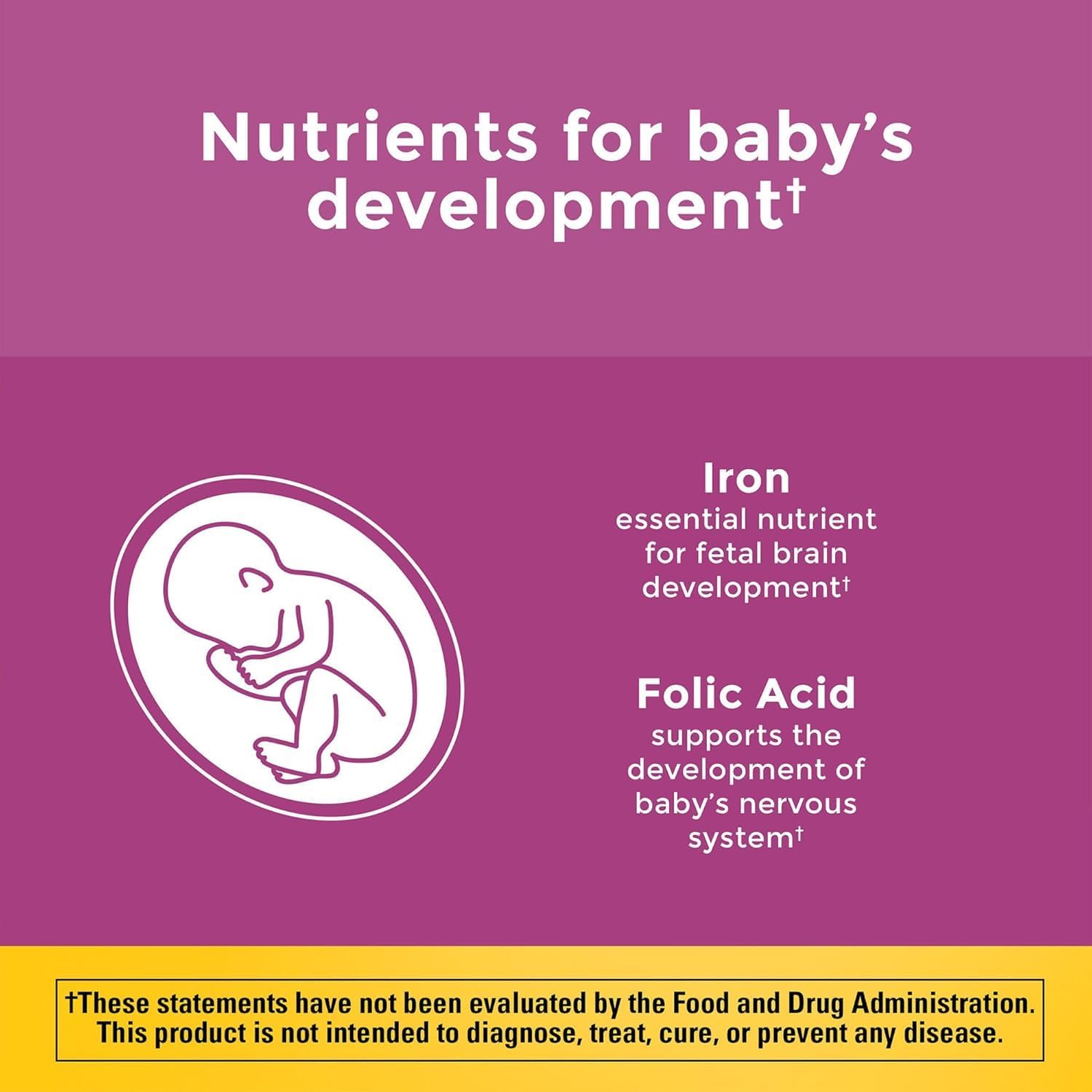 Nature Made Prenatal Multi Dietary Supplement, 90 Tablets (Pack of 2)