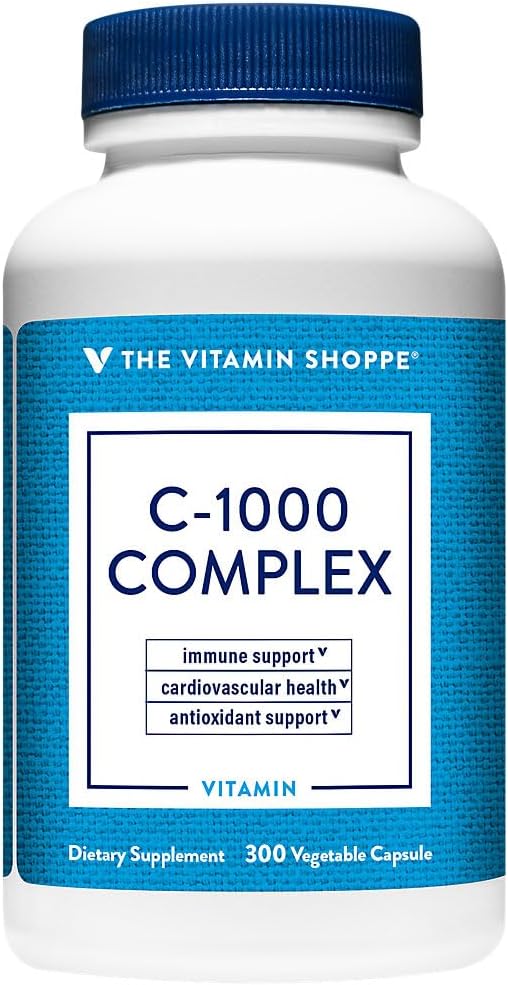 The Vitamin Shoppe C-1000 Complex 1,000 mg, Antioxidant Support, 300 Capsules