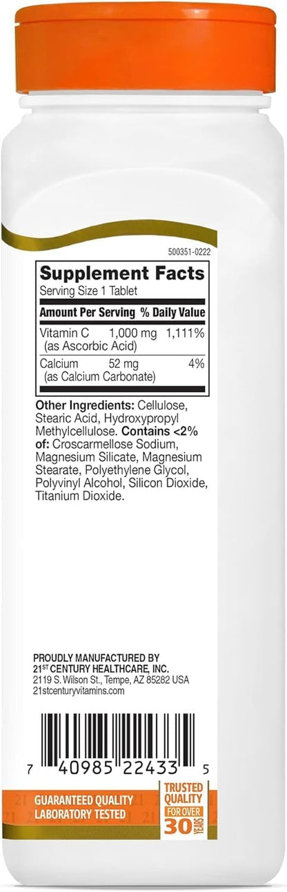 21st Century C 1000 mg Tablets, 110 Count