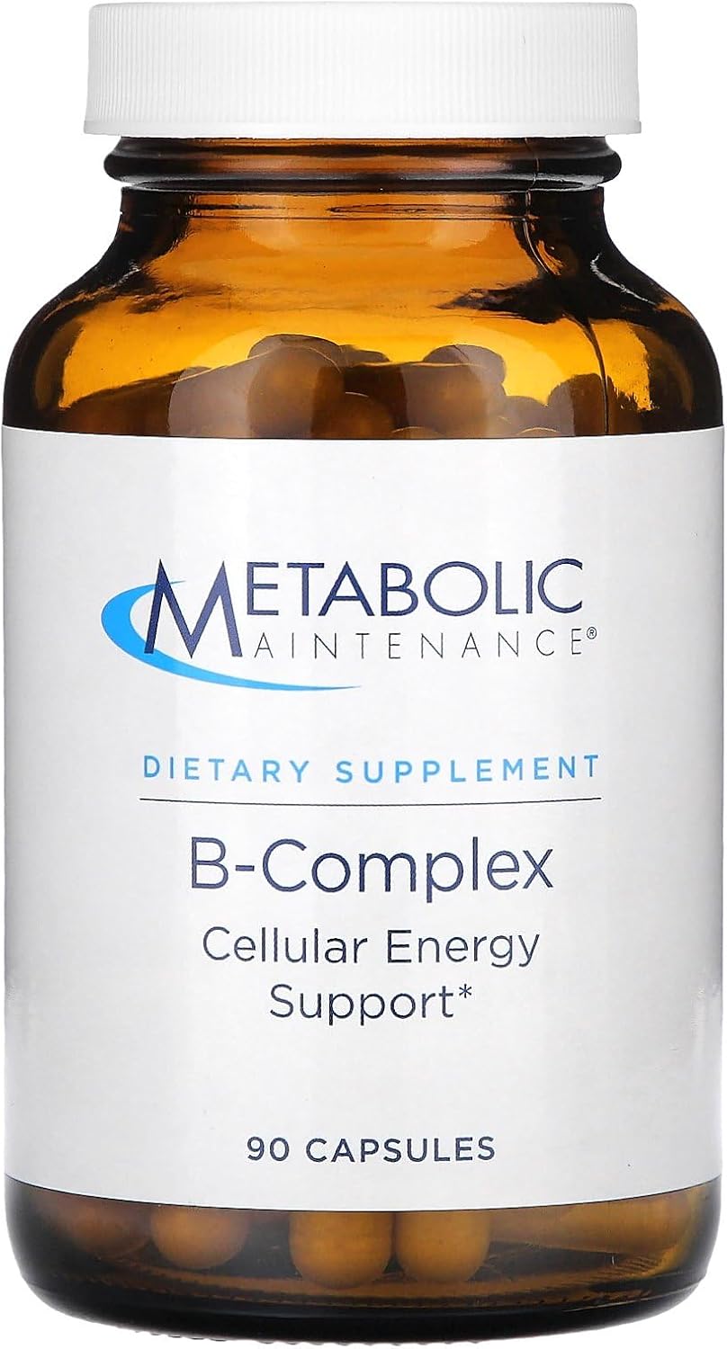 Metabolic Maintenance B-Complex – Methylated B Vitamins with Choline & Inositol – 90 Capsules