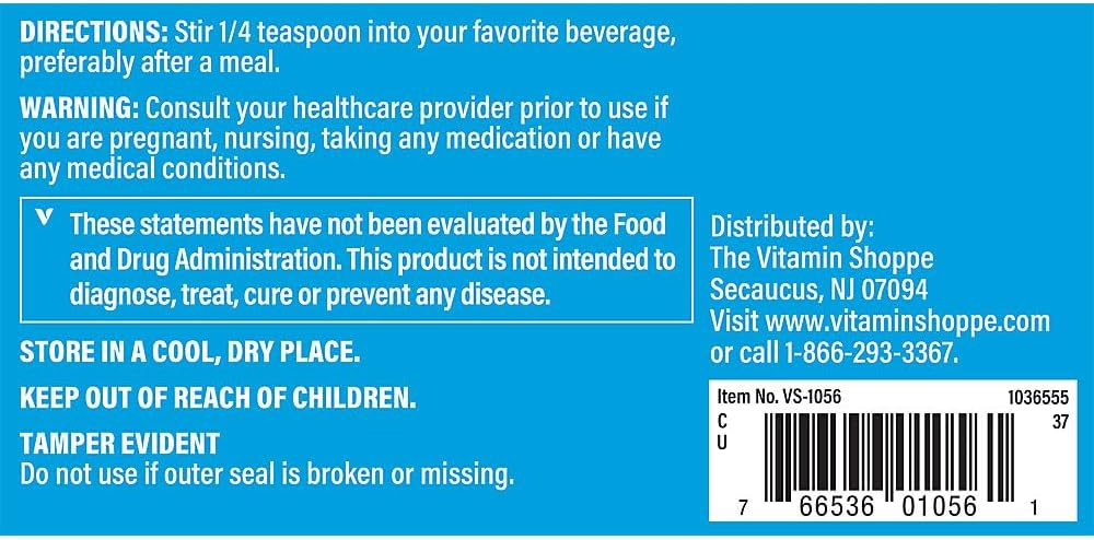 The Vitamin Shoppe Vitamin C 1,000mg Powder – Immune Support & Antioxidant