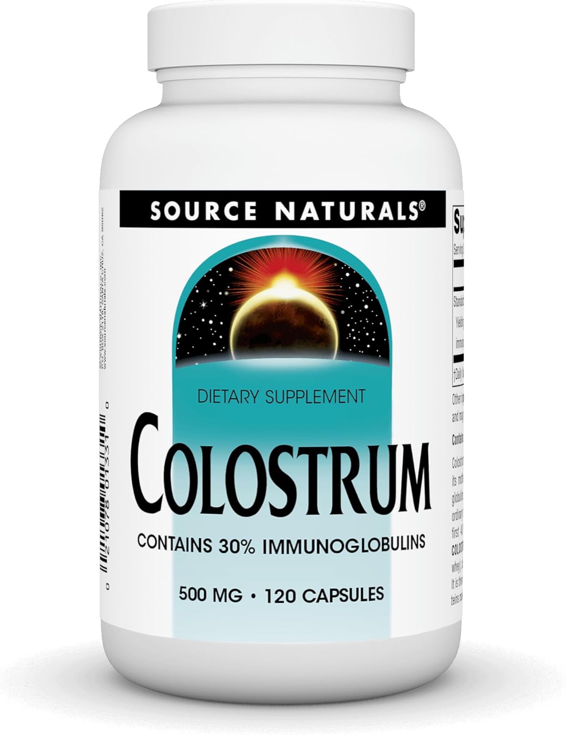 Source Naturals Colostrum - 30% Immunoglobulins, 30 Capsules