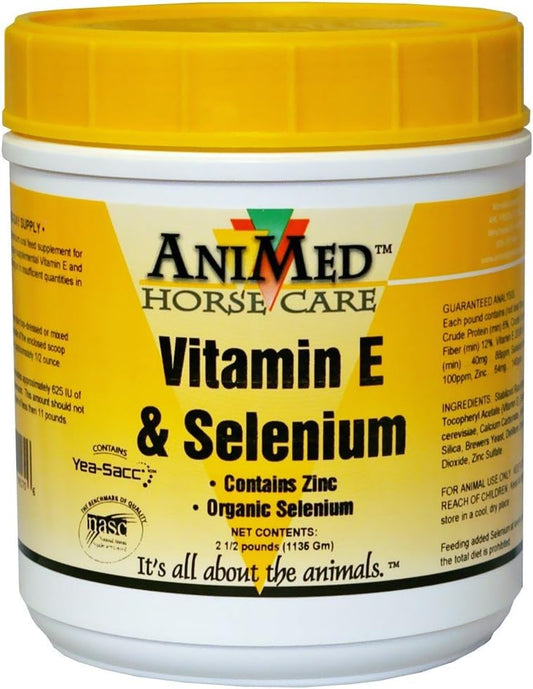 AniMed Vitamin E & Selenium & Zinc Supplement for Pets (2.5 lb)