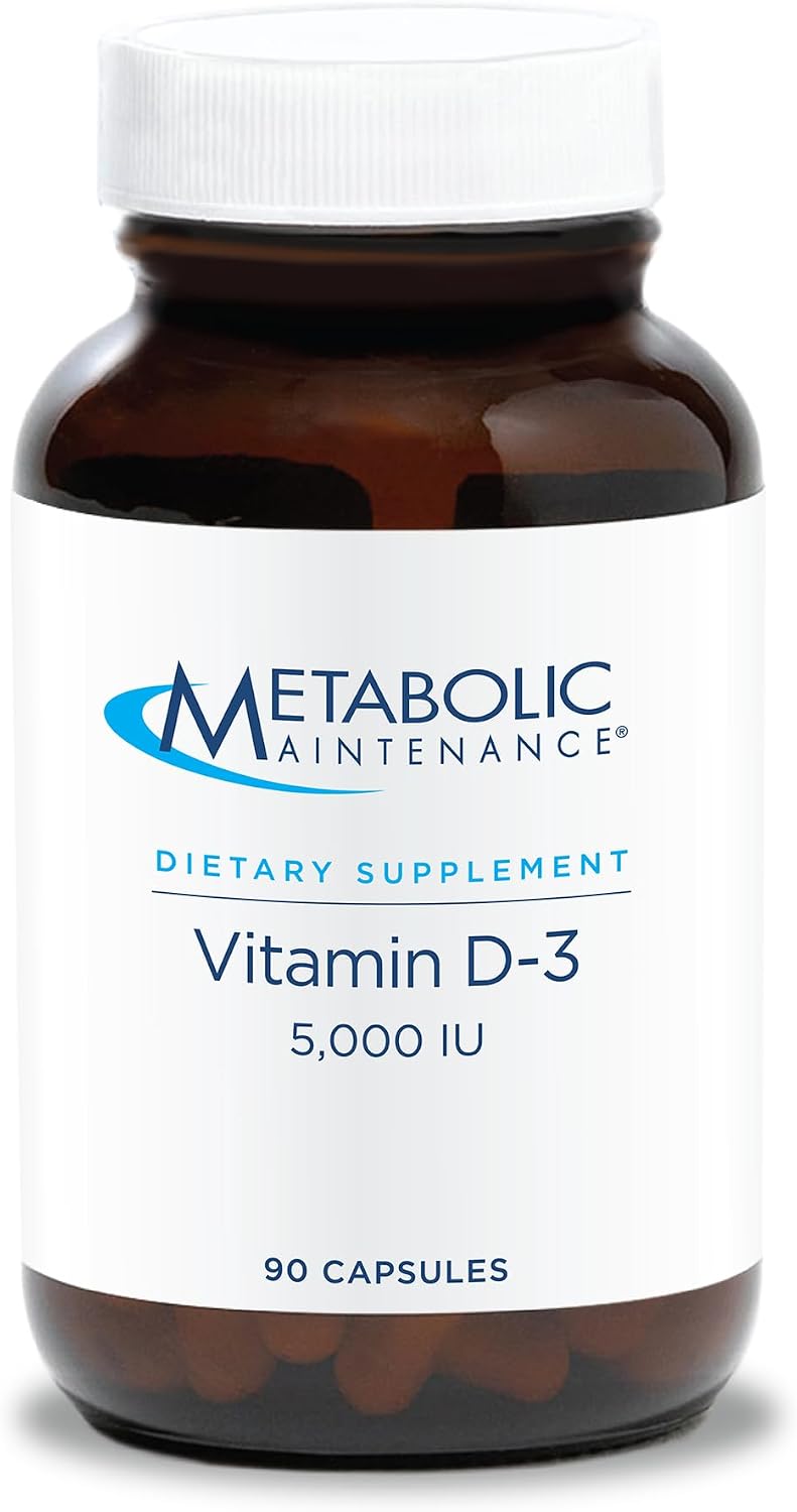 Metabolic Maintenance Vitamin D3 5000 IU – 90 Capsules