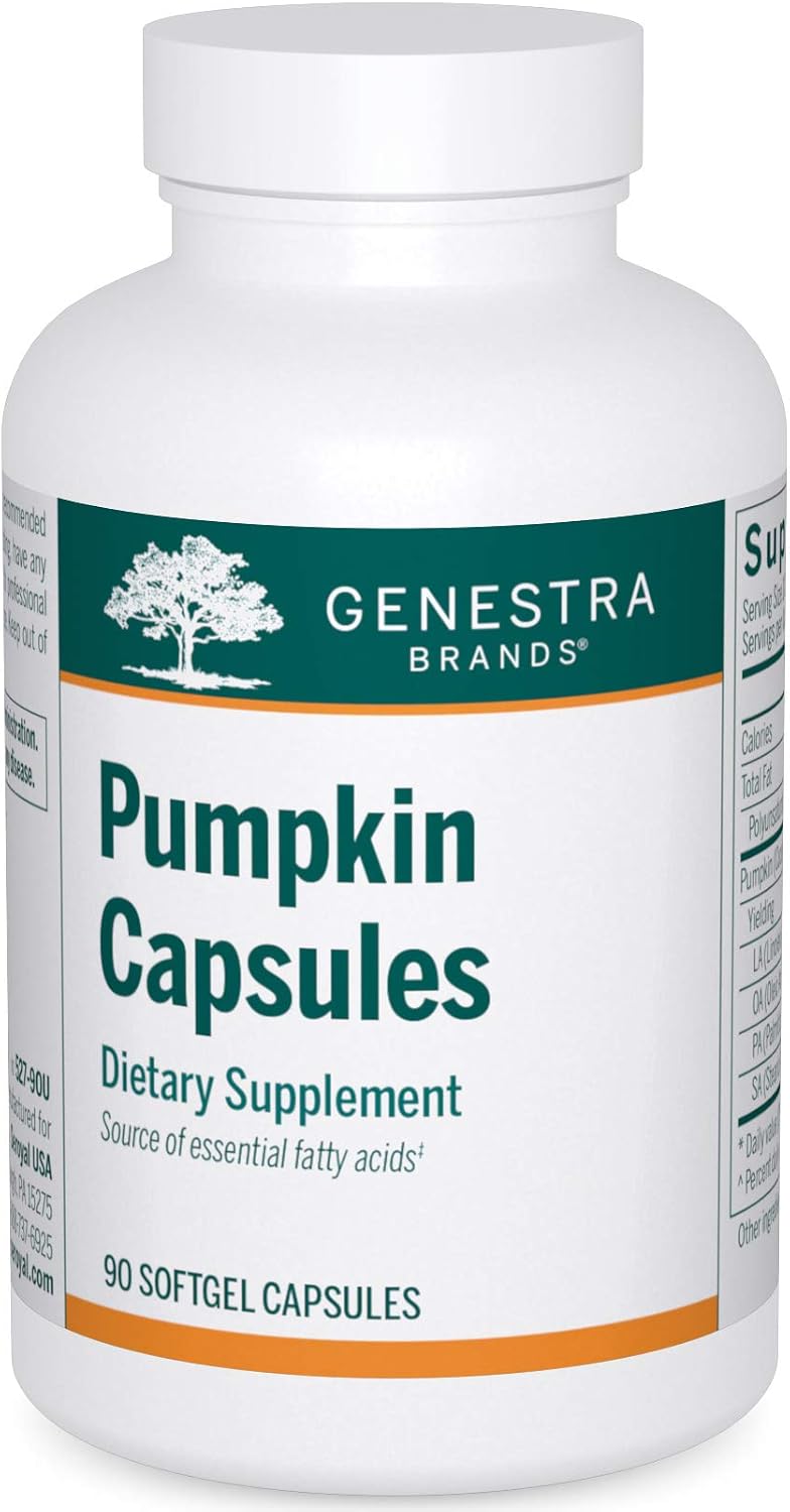 Genestra Brands Pumpkin Softgels | Supports Cell Membranes and Skin Health | 90 Softgels