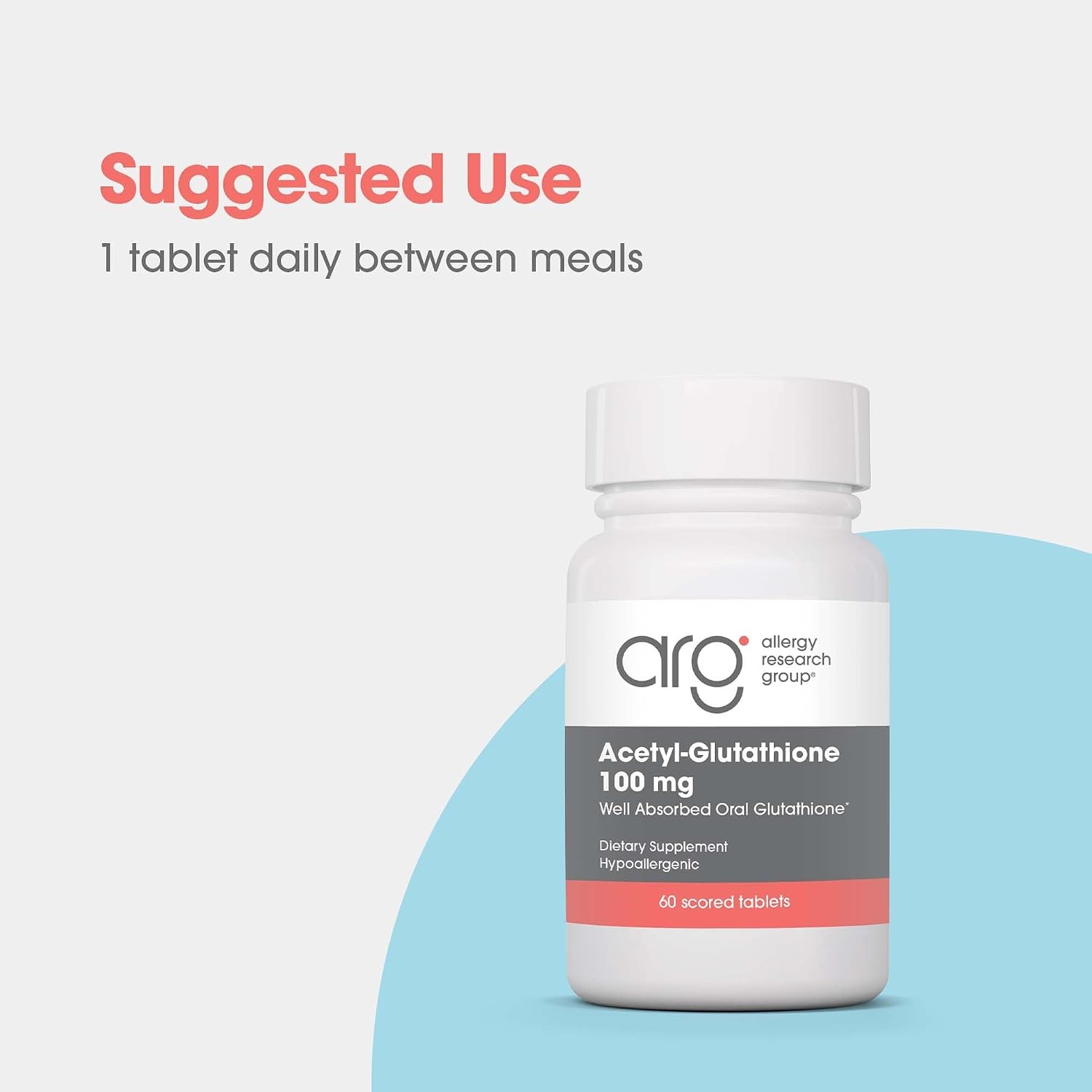 ARG Acetyl-Glutathione 100 mg - 60 Tablets - görsel 4