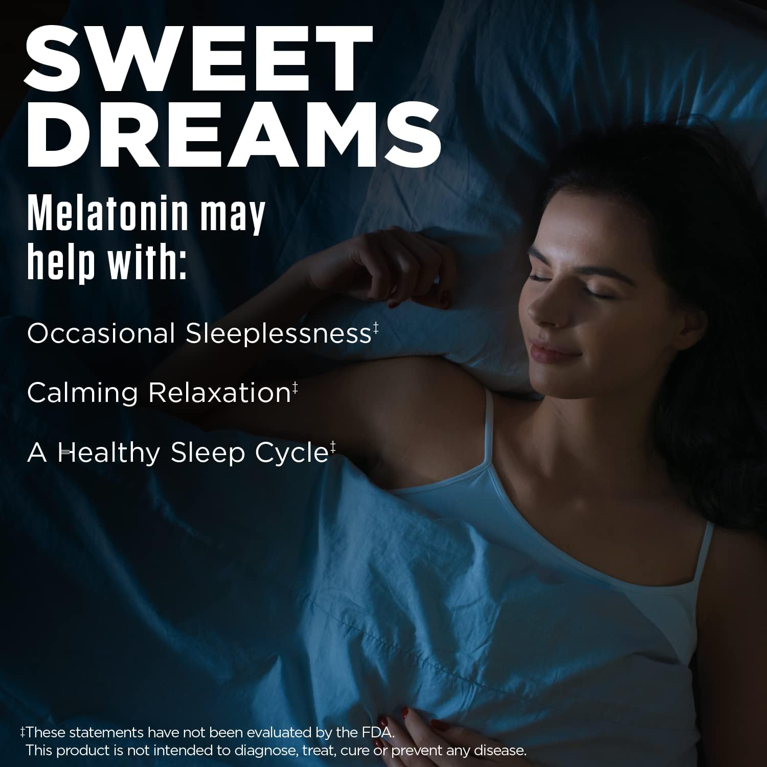 KAL Melatonin 3 mg Rapid-Dissolve Sleep Aid with Vitamin B6