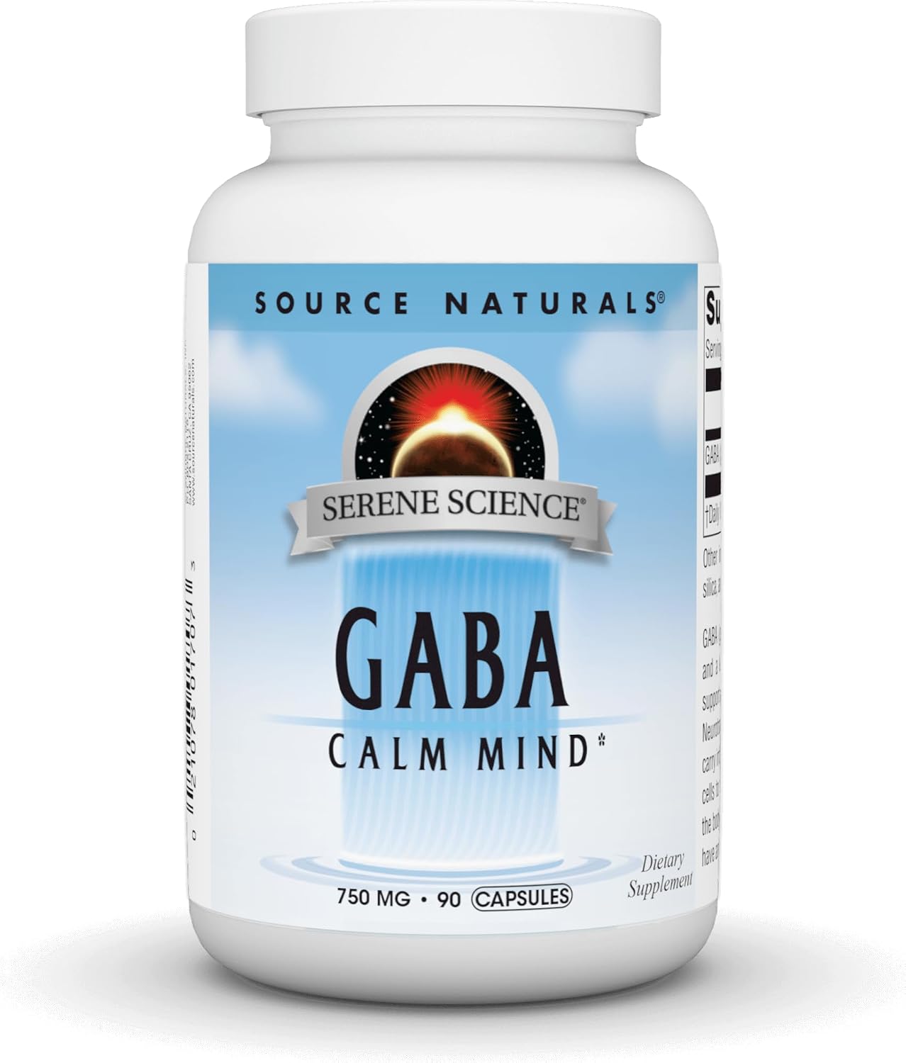 Source Naturals Serene Science GABA 750mg – 90 Capsules