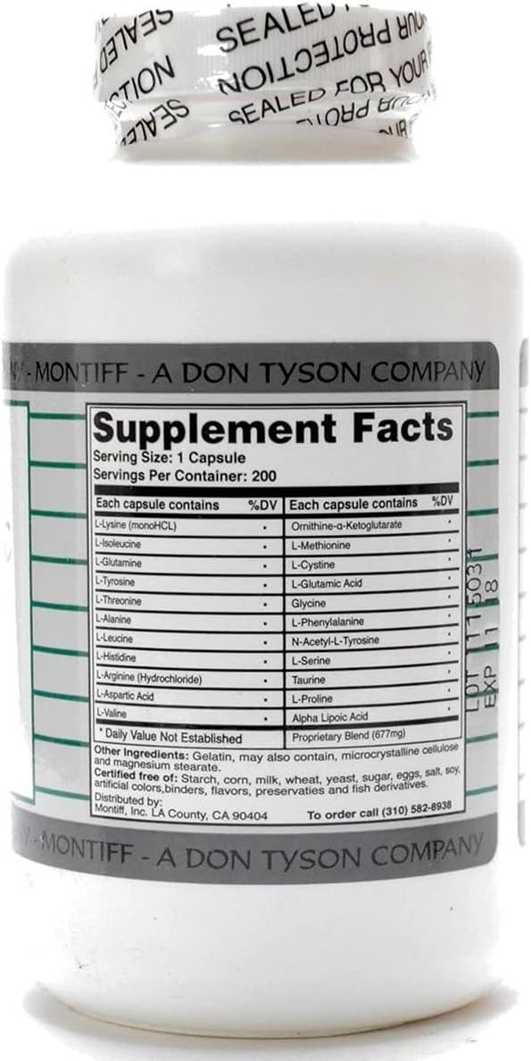 Montiff All-Basic 677 mg – Blended Vitamin and Mineral Supplement (200 Capsules)
