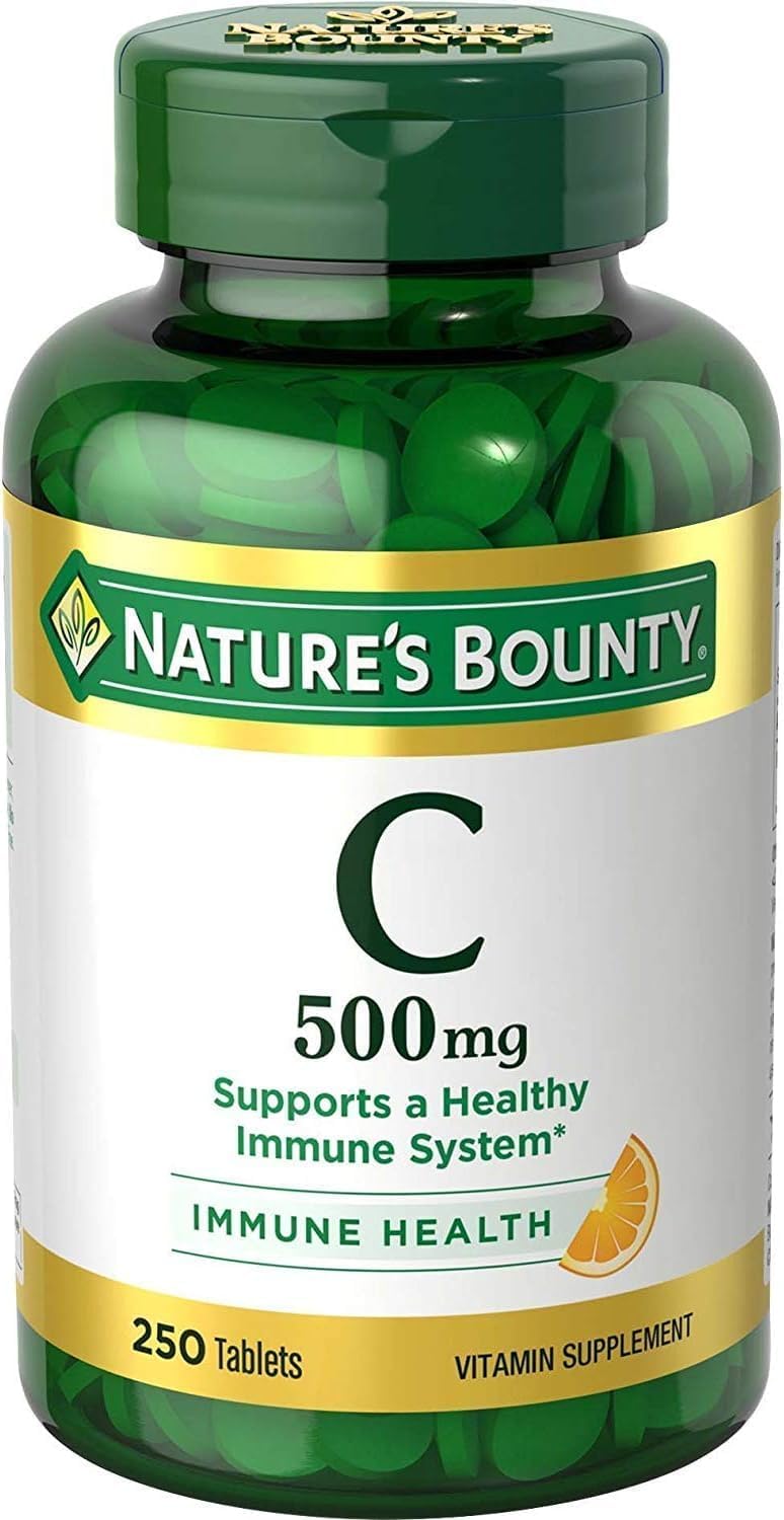 Nature's Bounty Vitamin C with Rose Hips, 500 mg, 270 Tablets