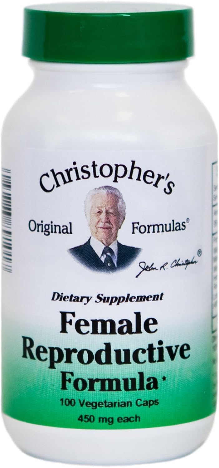 Christopher's Original Formulas Female Reproductive Formula – 100 Vegetarian Capsules