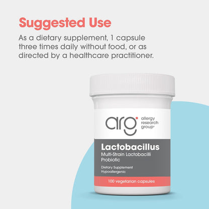 ARG Lactobacillus – Multi-Strain Probiotic Capsule – 100 Capsules