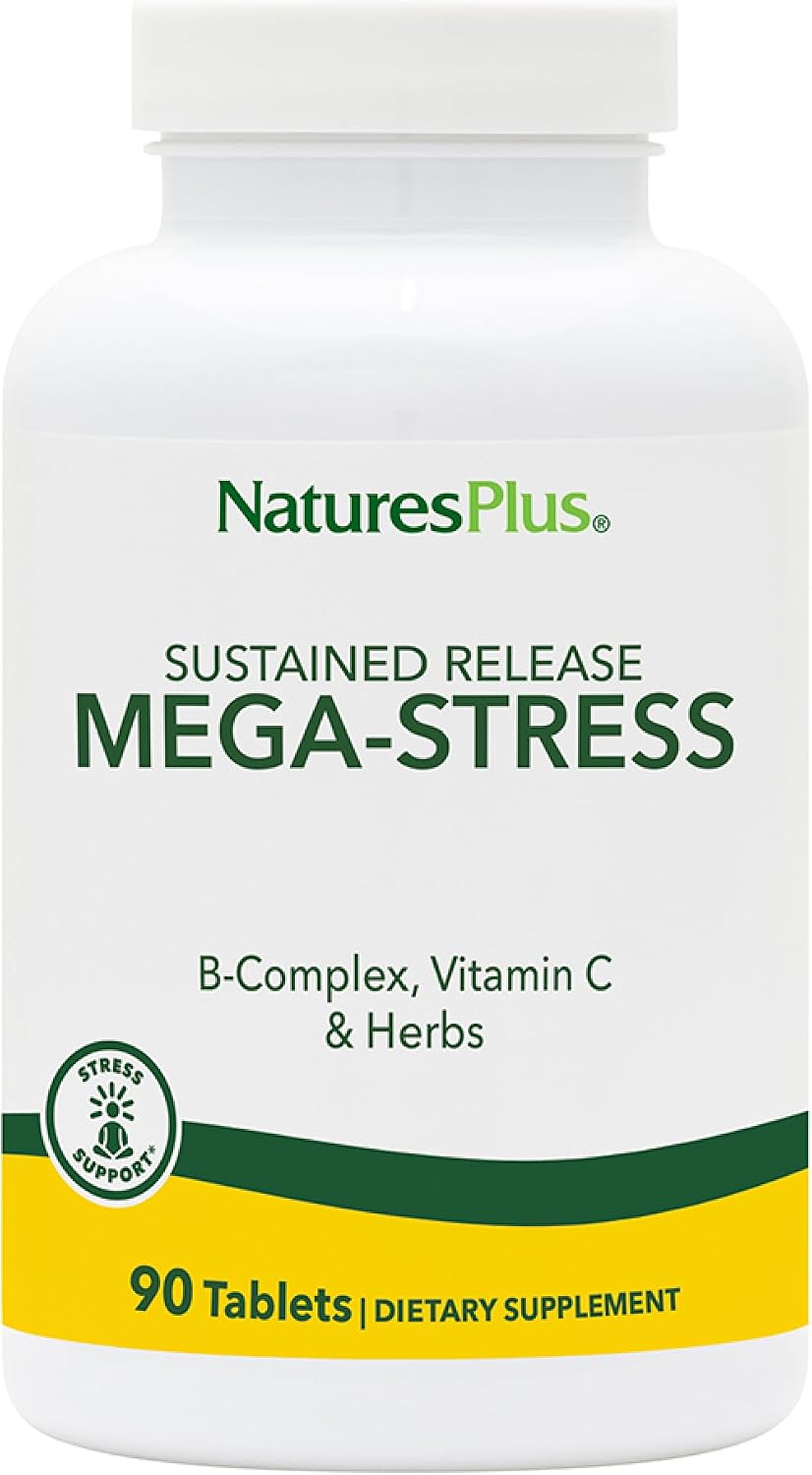 NaturesPlus Mega-Stress Complex, 60 Sustained-Release Tablets
