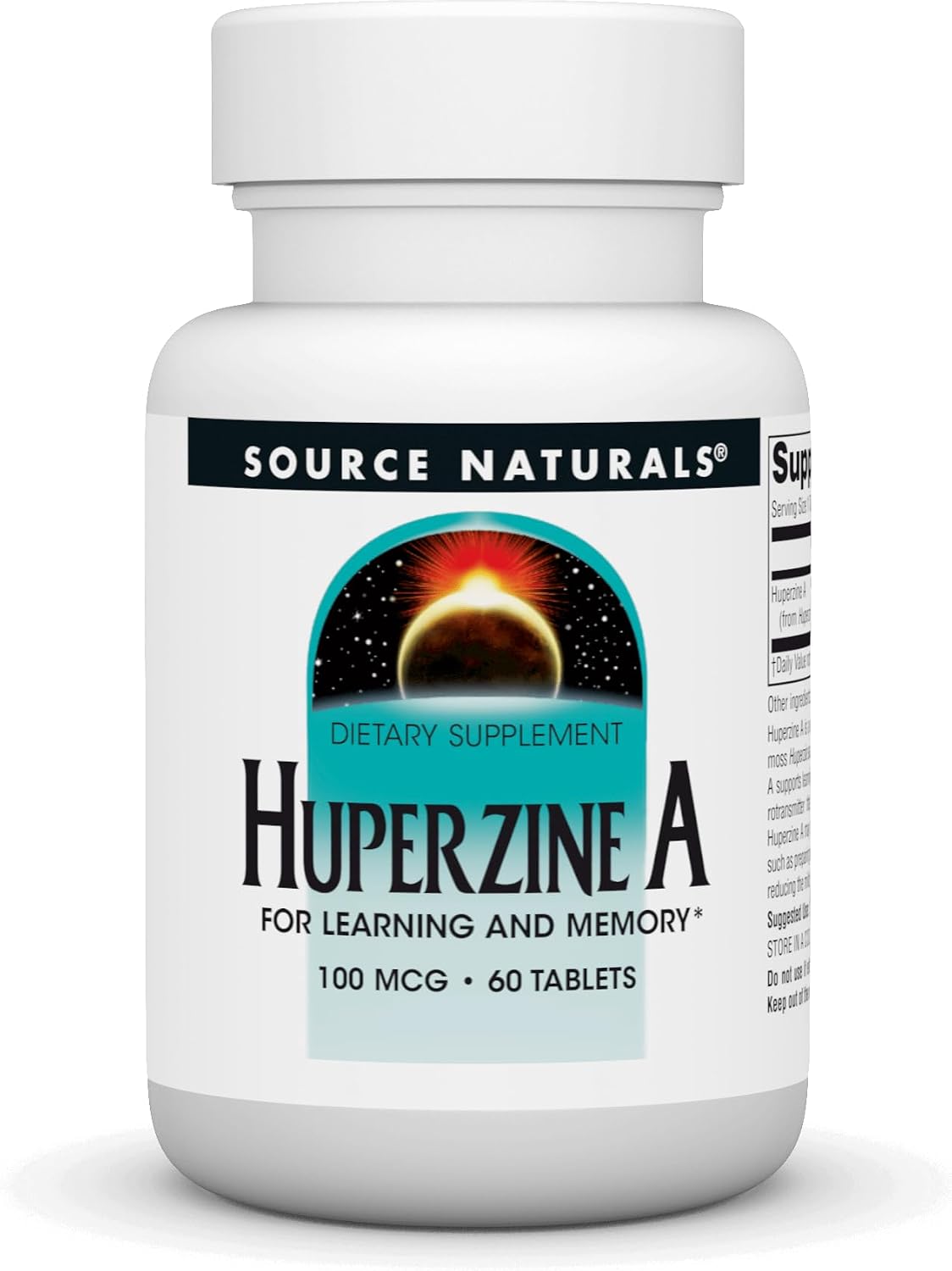 Source Naturals Huperzine A for Memory & Cognitive Support* - 100 mcg, 60 Tablets