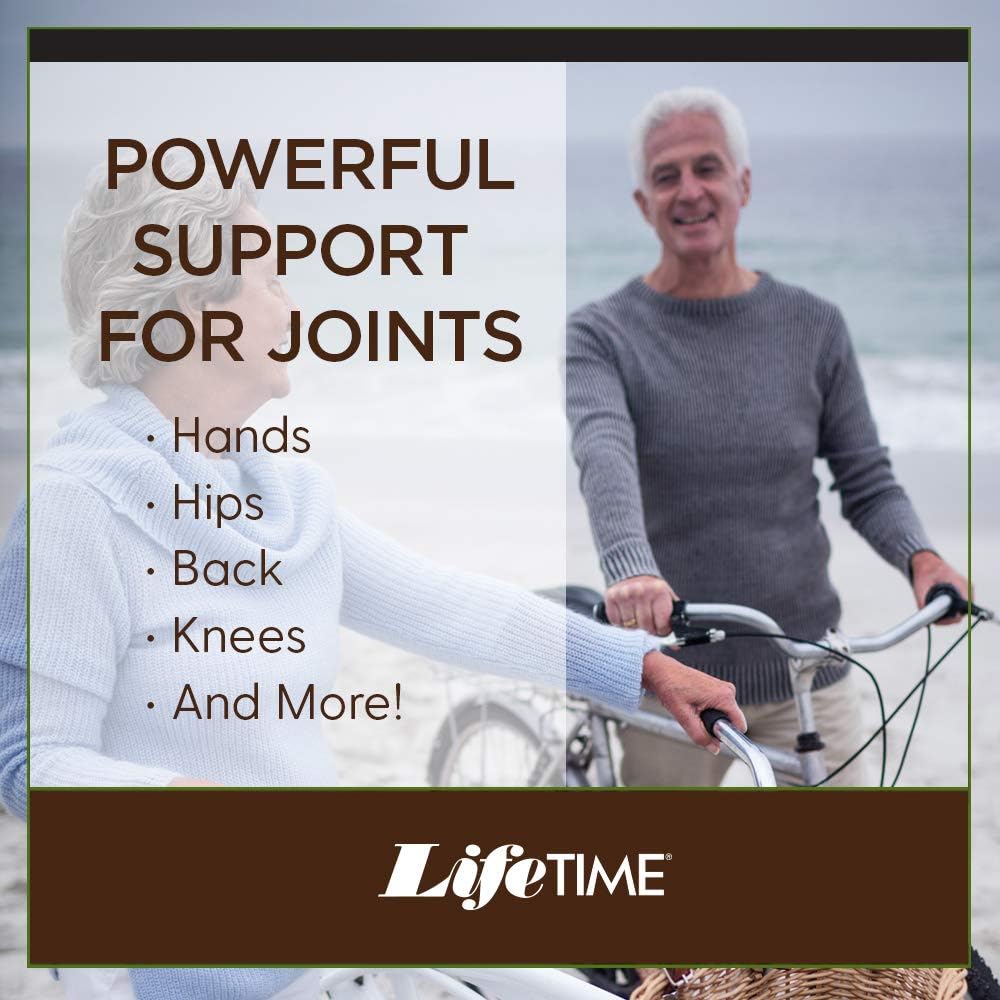 LIFETIME Glucosamine Chondroitin Complex – 1500 mg Glucosamine & 1200 mg Chondroitin, 60 Capsules