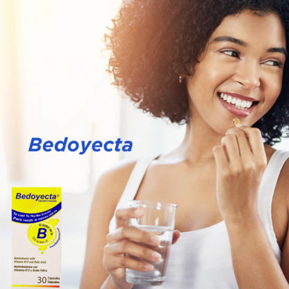 Bedoyecta Multivitamin with Iron, Folic Acid, Vitamin C, B1, B2, B9, and B12, 30 Capsules