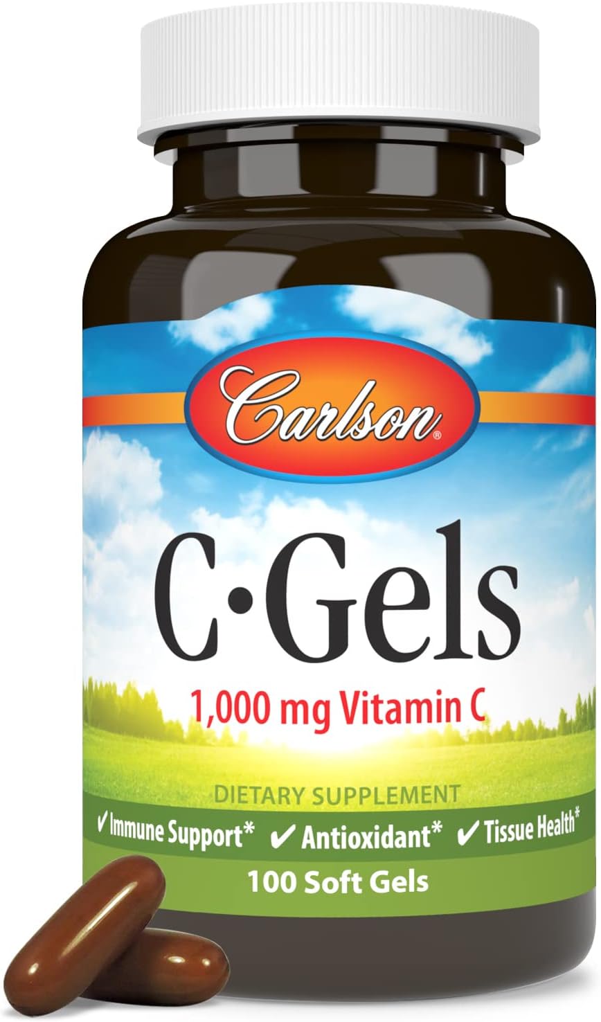 Carlson C-Gels, 1000 mg Vitamin C Softgels