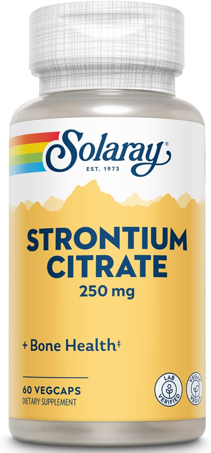 Solaray Strontium Citrate 250 mg – 60 VegCaps