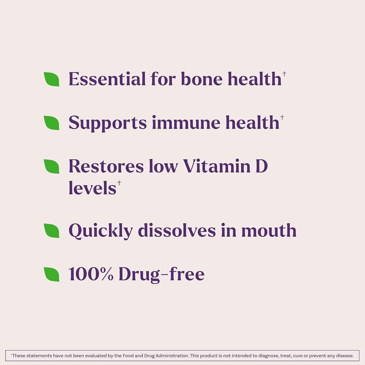 Natrol Vitamin D3 2,000 IU Fast Dissolve Tablets - Bone and Joint Health, 90 Count