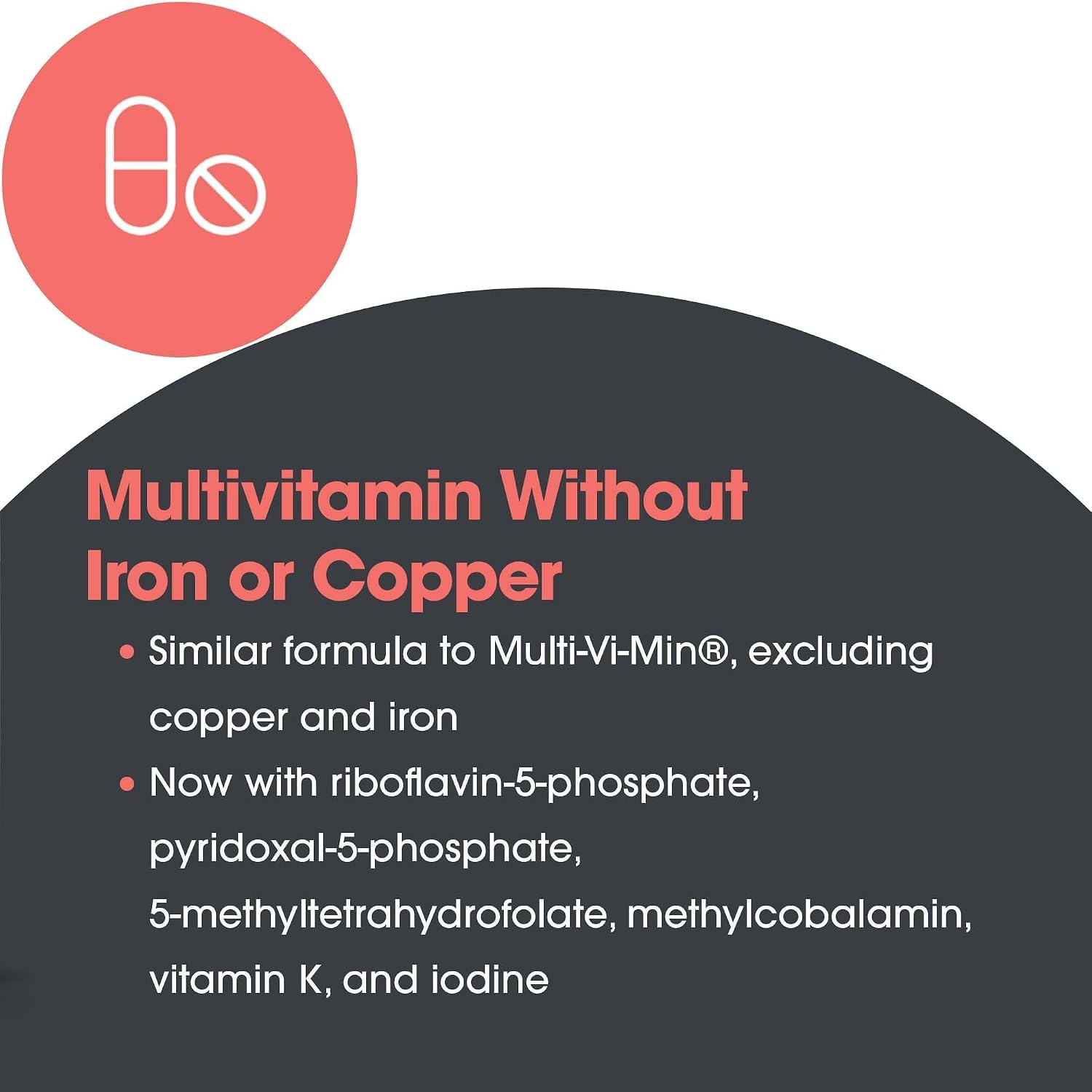 Allergy Research Group ARG Multi-Vi-Min Without Copper & Iron, 150 Capsules - görsel 5
